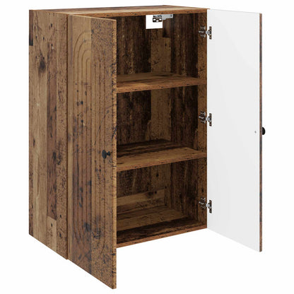 Wandkast Oud hout 66 x 34,5 x 90 cm Bewerkt hout