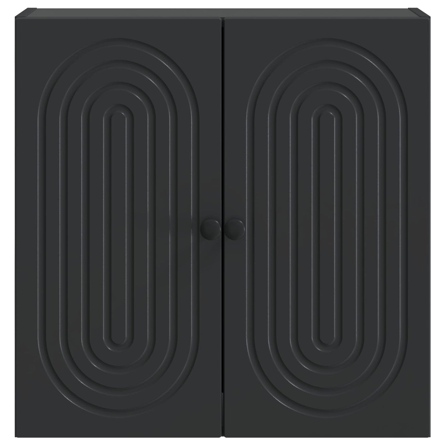 Wandkast Zwart 59 x 31 x 60 cm Bewerkt hout