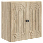 Wandkast 59x31x60 cm bewerkt hout