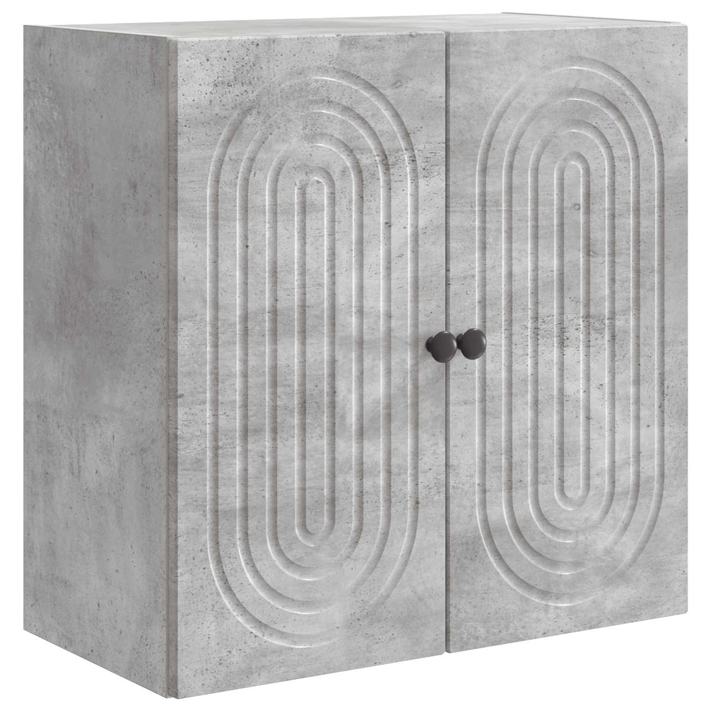 Wandkast Betongrijs 59 x 31 x 60 cm Bewerkt hout