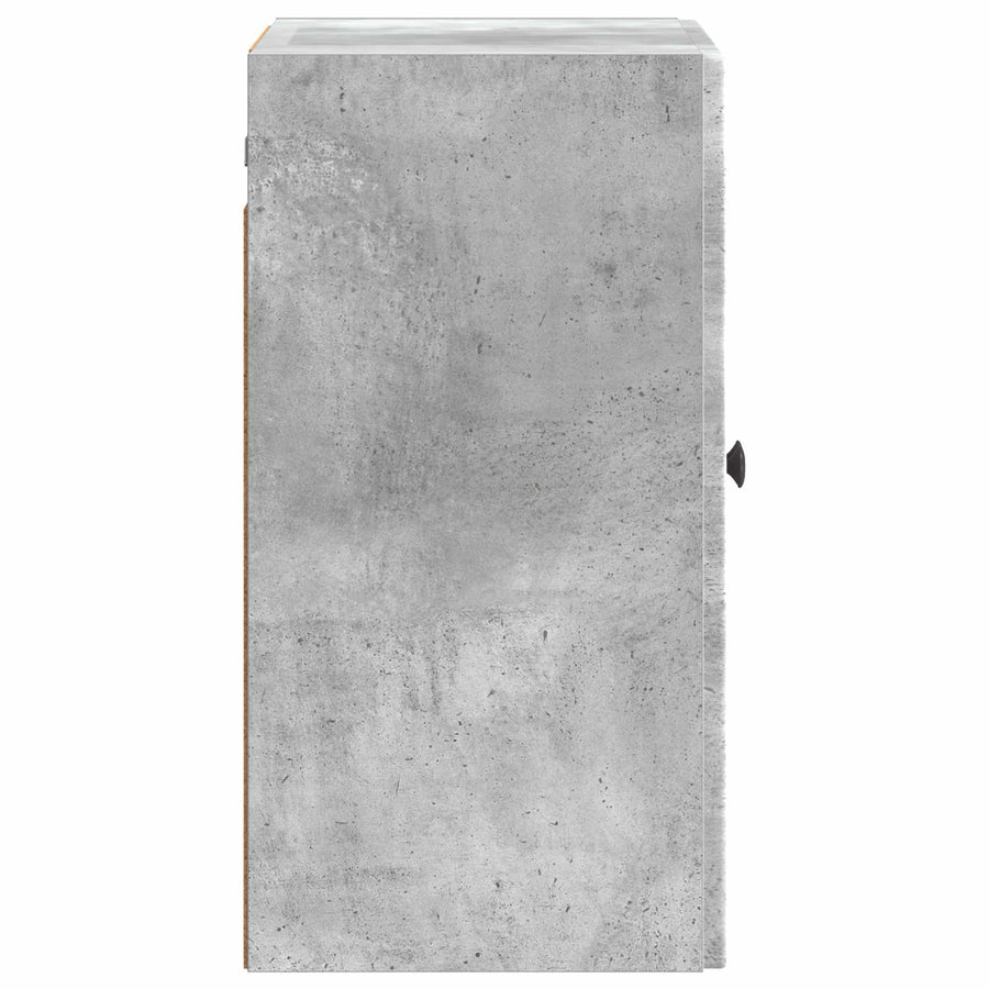 Wandkast Betongrijs 59 x 31 x 60 cm Bewerkt hout