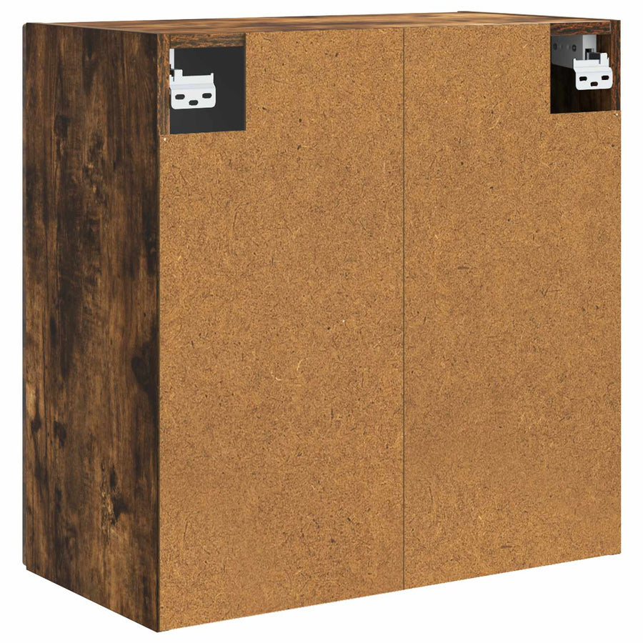 Wandkast Gerookt eiken 59 x 31 x 60 cm Bewerkt hout