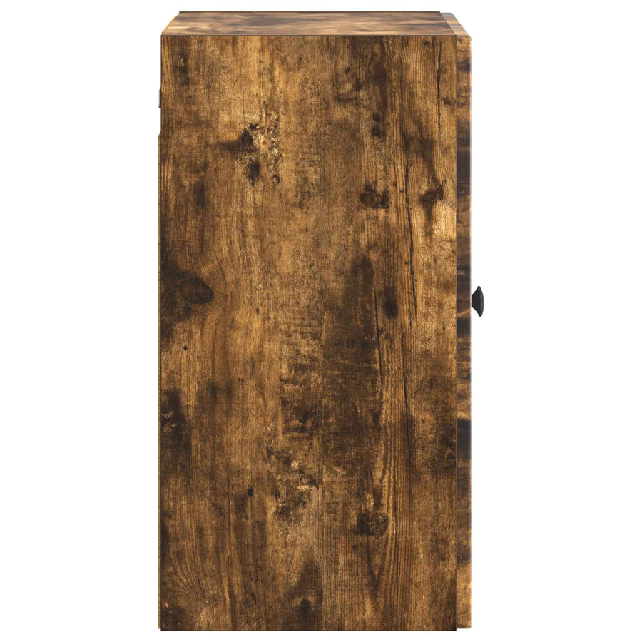 Wandkast Gerookt eiken 59 x 31 x 60 cm Bewerkt hout