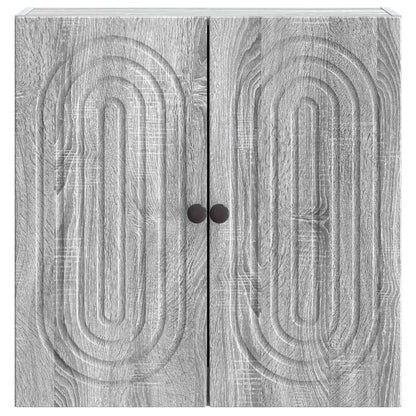 Wandkast Grijs Sonoma 59 x 31 x 60 cm Bewerkt hout