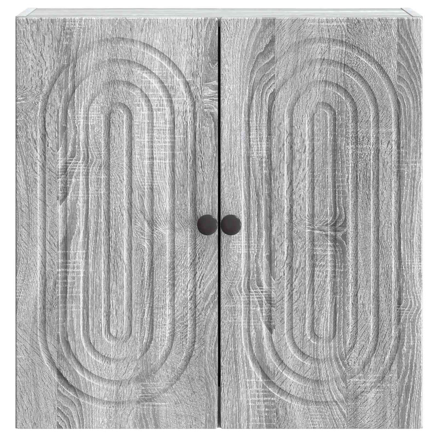 Wandkast Grijs Sonoma 59 x 31 x 60 cm Bewerkt hout