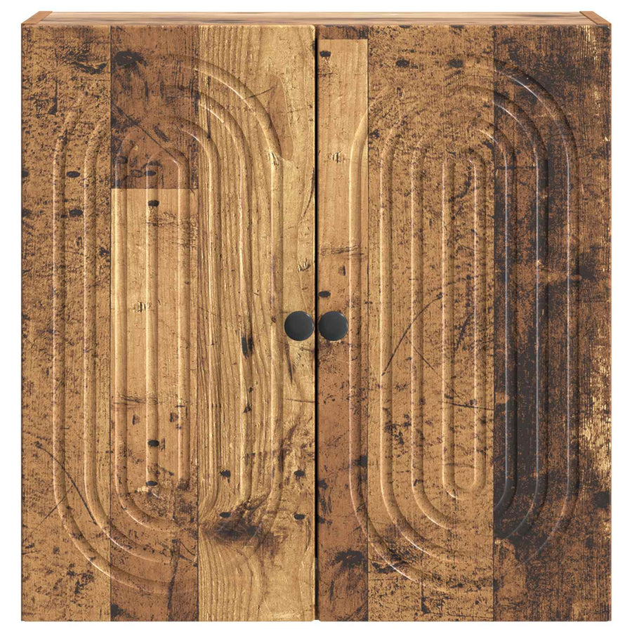 Wandkast Oud hout 59 x 31 x 60 cm Bewerkt hout