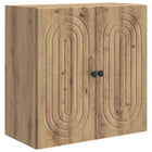Wandkast 59x31x60 cm bewerkt hout