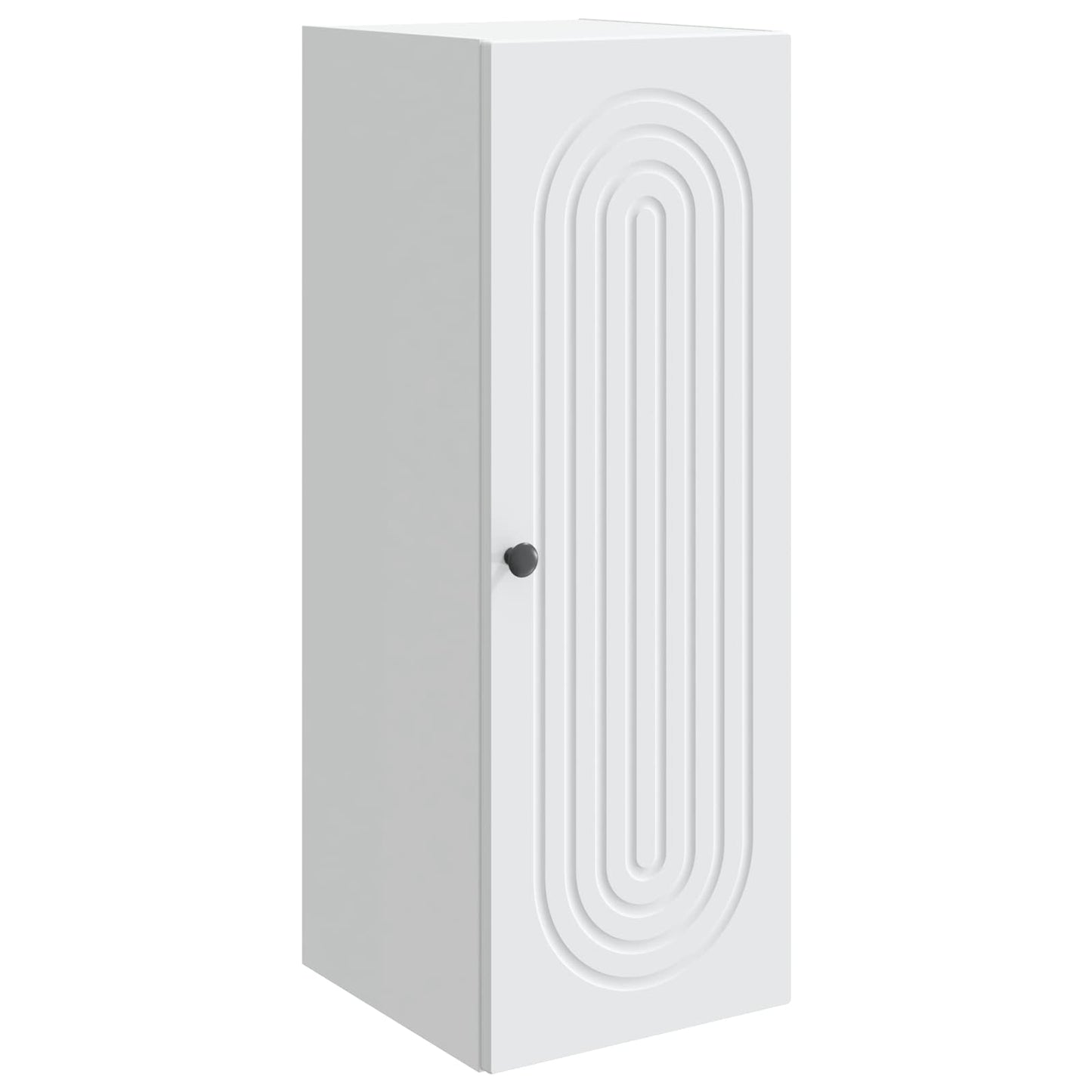 Wandkast Wit 33 x 34,5 x 90 cm Bewerkt hout