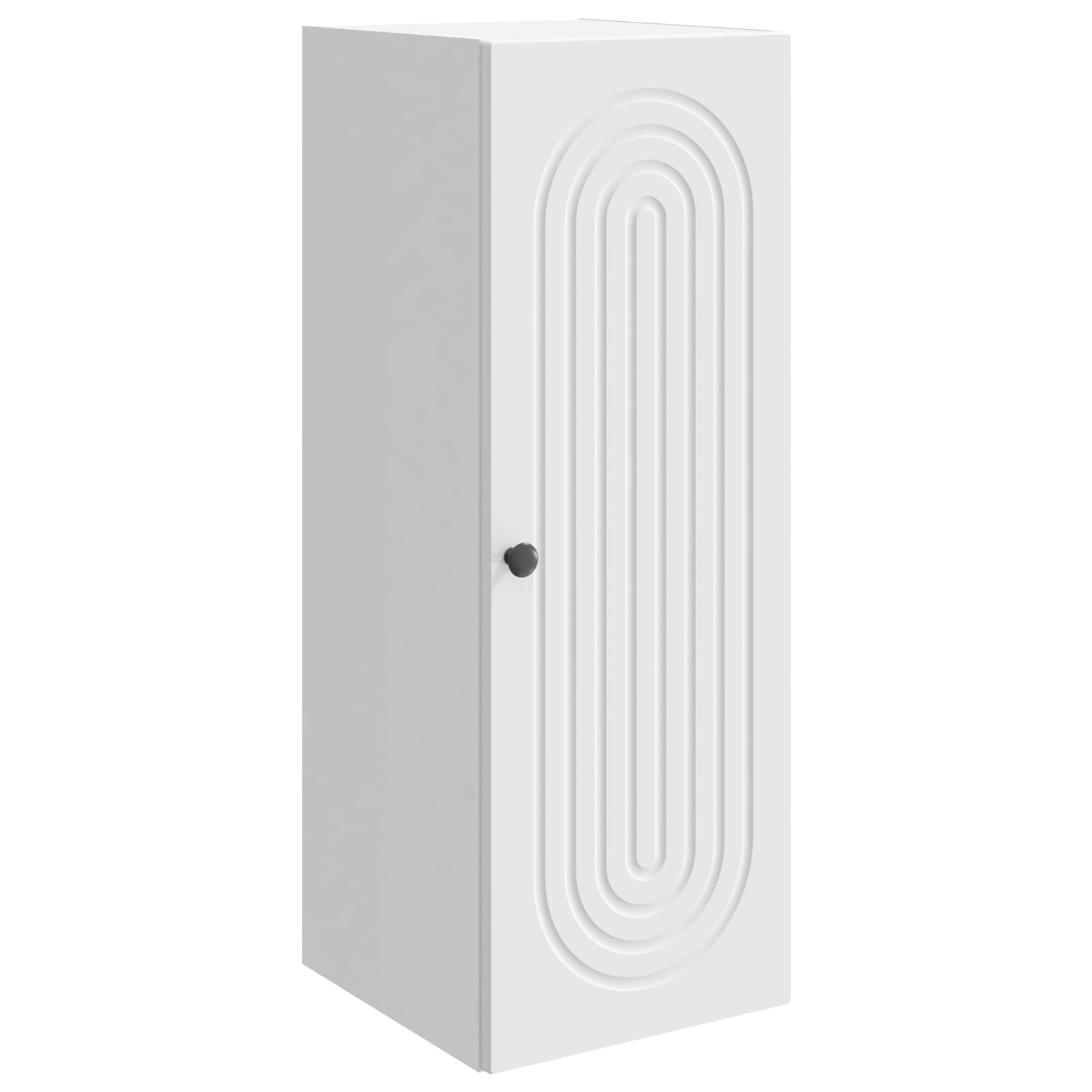 Wandkast Wit 33 x 34,5 x 90 cm Bewerkt hout