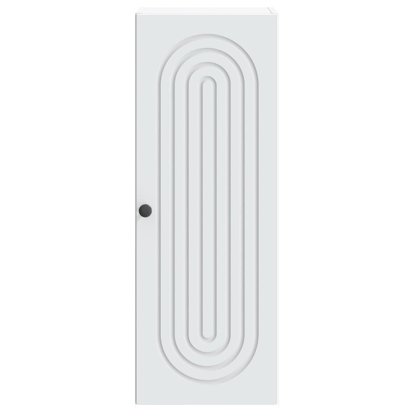 Wandkast Wit 33 x 34,5 x 90 cm Bewerkt hout
