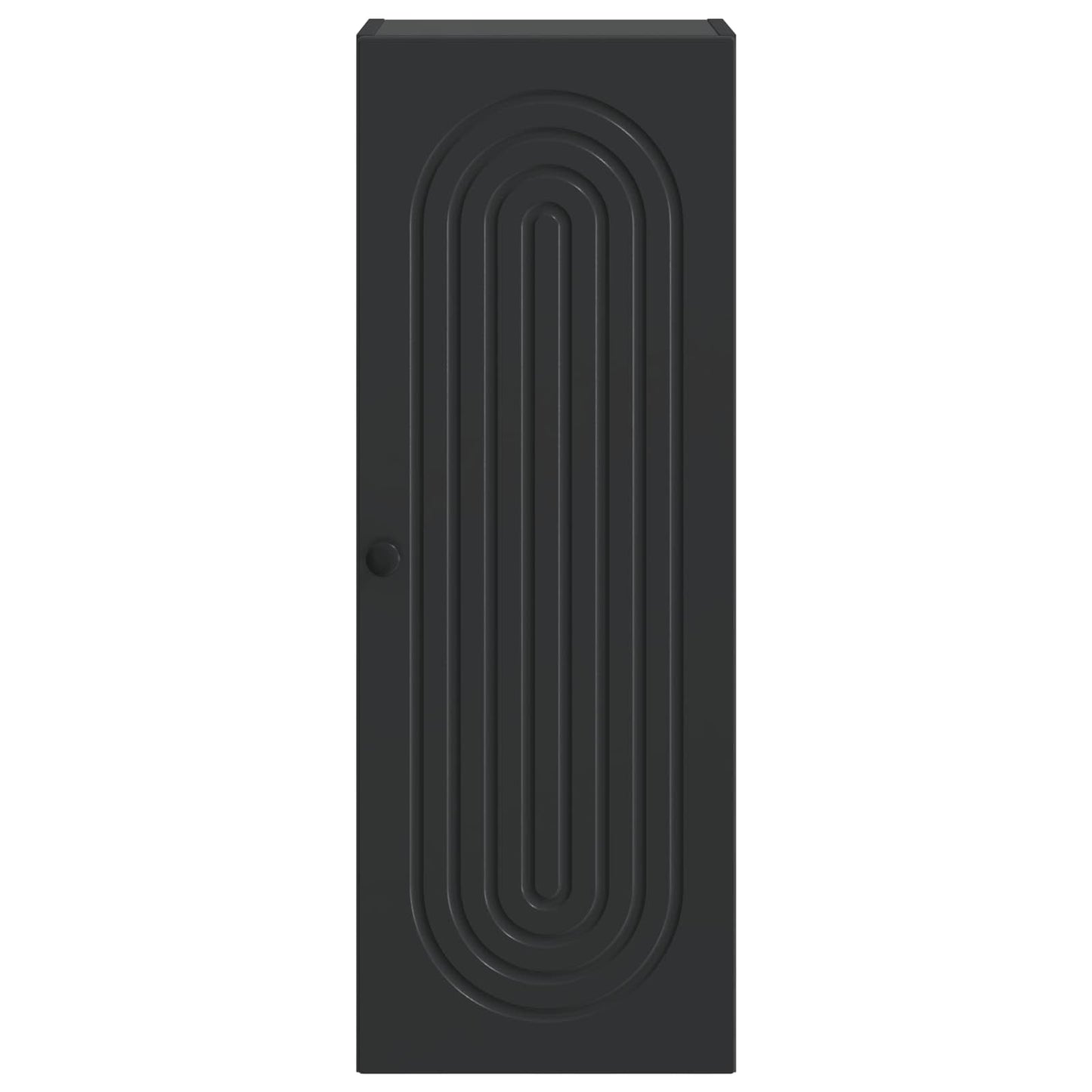 Wandkast Zwart 33 x 34,5 x 90 cm Bewerkt hout