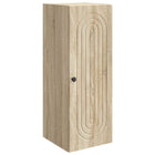 Wandkast 33x34.5x90 cm bewerkt hout