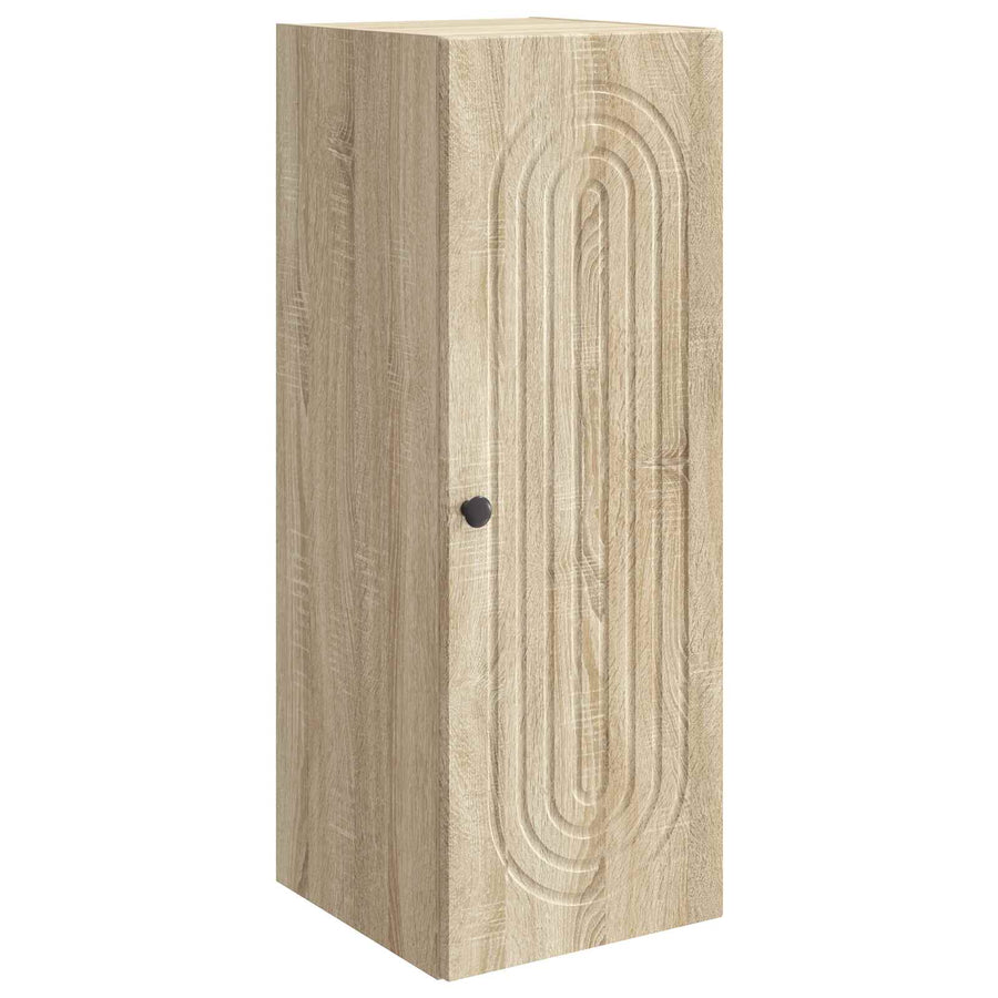 Wandkast Sonoma Eiken 33 x 34,5 x 90 cm Bewerkt hout