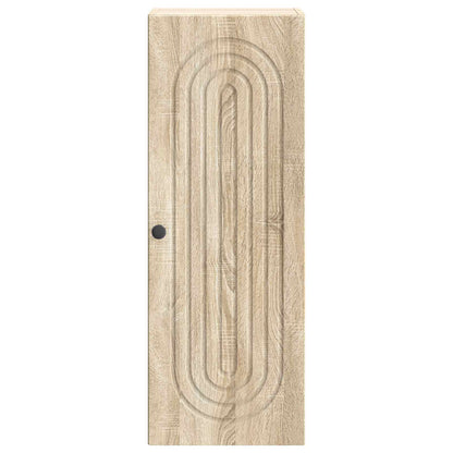 Wandkast Sonoma Eiken 33 x 34,5 x 90 cm Bewerkt hout