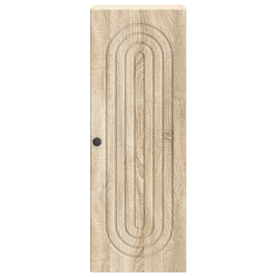 Wandkast Sonoma Eiken 33 x 34,5 x 90 cm Bewerkt hout