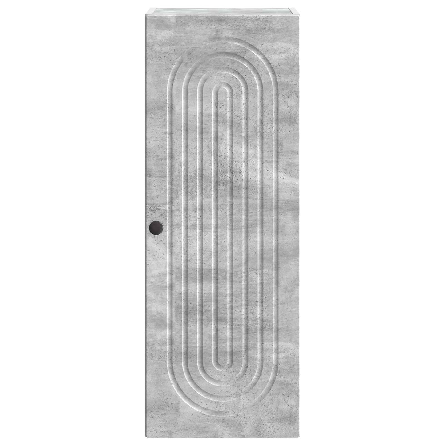 Wandkast Betongrijs 33 x 34,5 x 90 cm Bewerkt hout