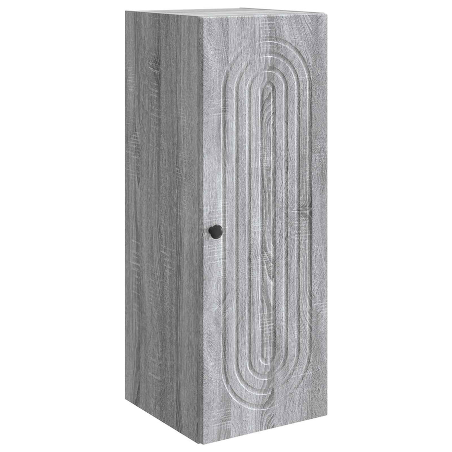 Wandkast Grijs Sonoma 33 x 34,5 x 90 cm Bewerkt hout