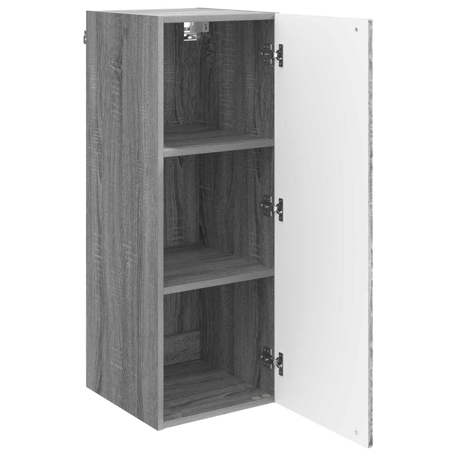 Wandkast Grijs Sonoma 33 x 34,5 x 90 cm Bewerkt hout