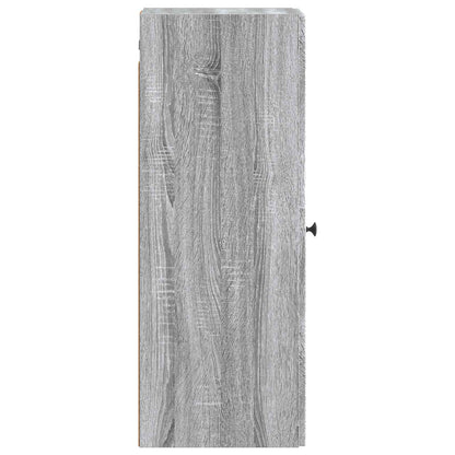 Wandkast Grijs Sonoma 33 x 34,5 x 90 cm Bewerkt hout