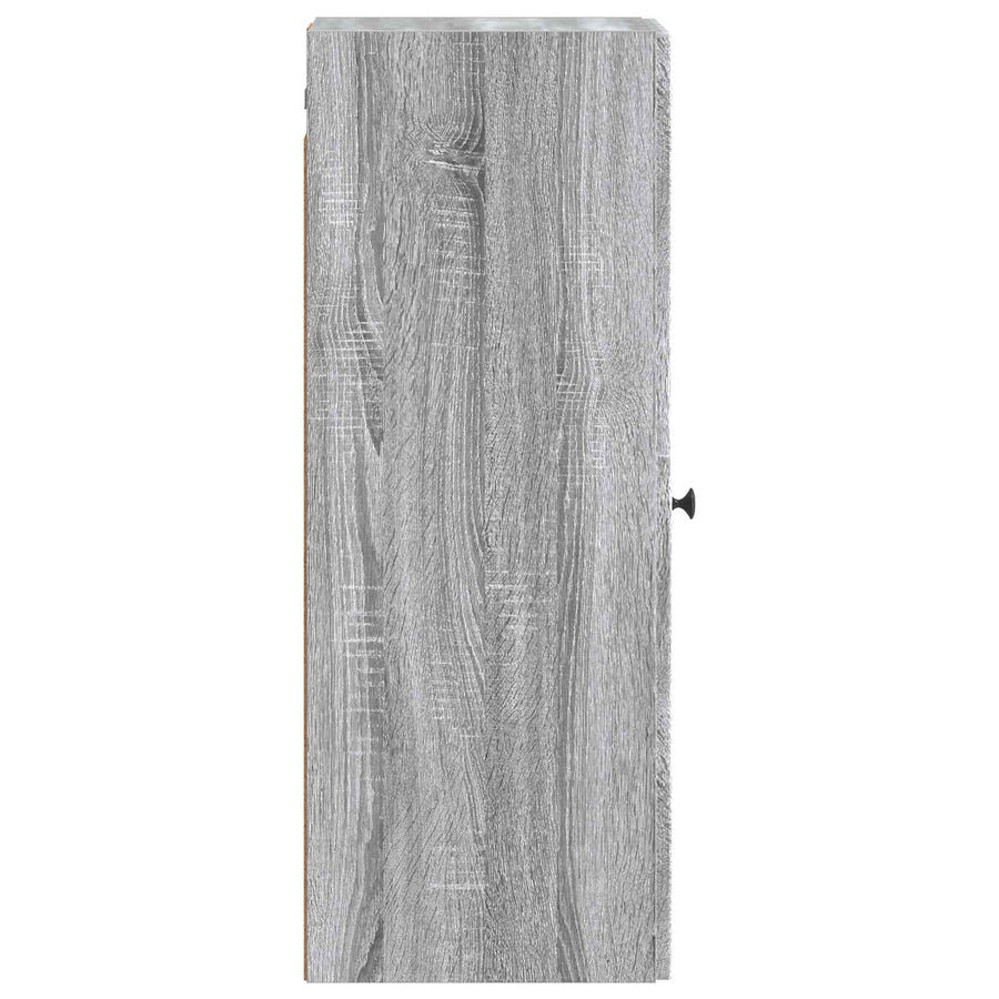 Wandkast Grijs Sonoma 33 x 34,5 x 90 cm Bewerkt hout