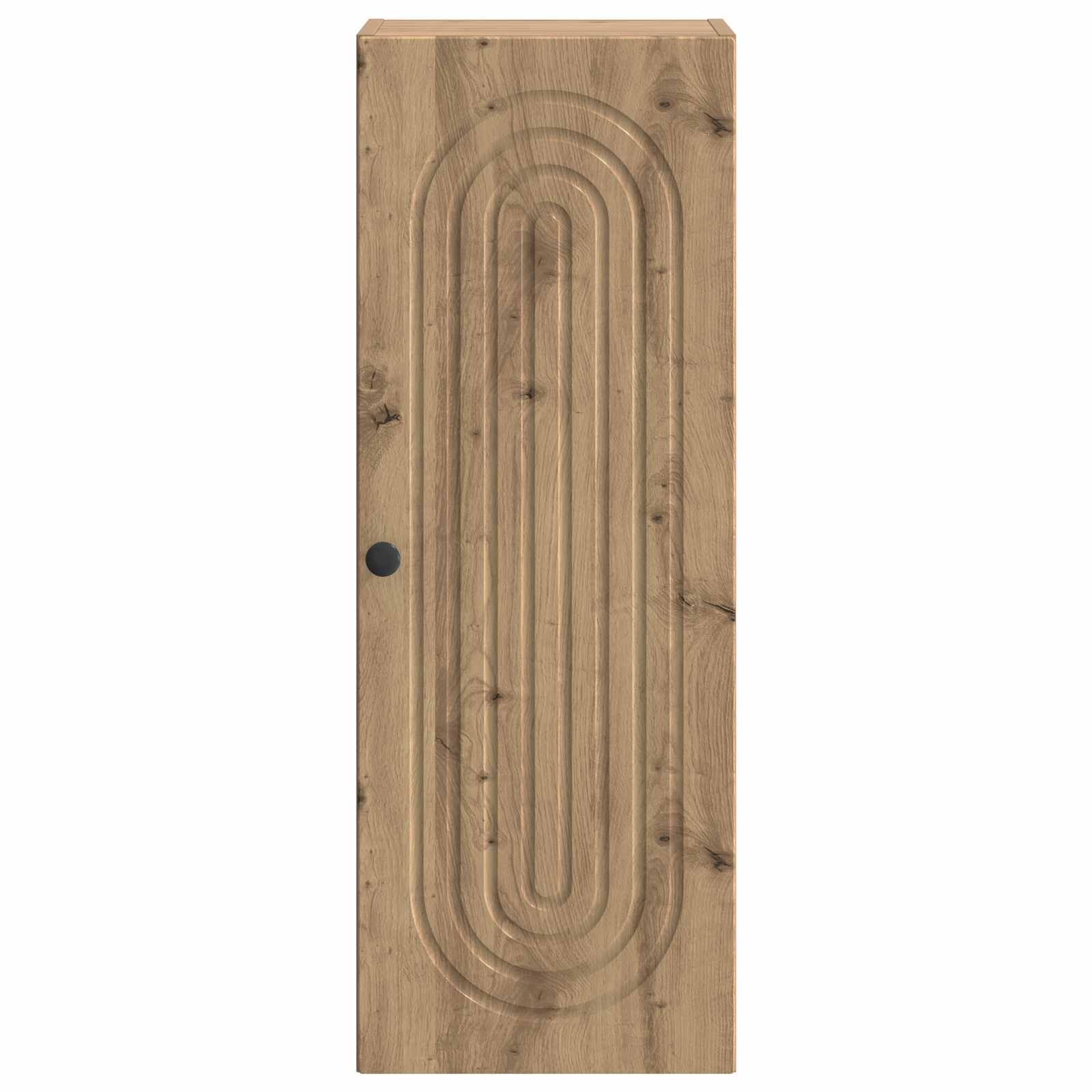 Wandkast Artisanaal eiken 33 x 34,5 x 90 cm Bewerkt hout