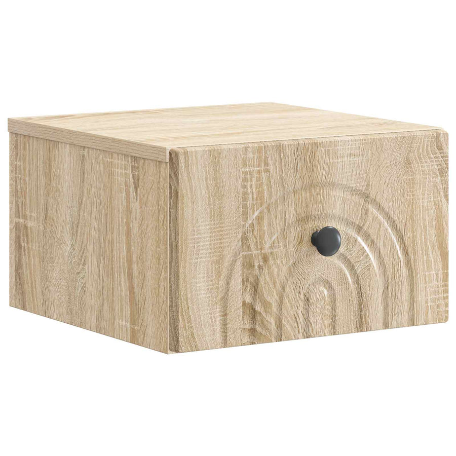 Wandbeugel Bedkast 2 pcs Sonoma Eiken 33 x 34,5 x 20 cm