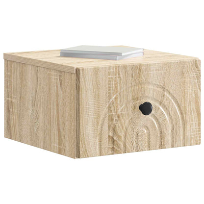 Wandbeugel Bedkast 2 pcs Sonoma Eiken 33 x 34,5 x 20 cm