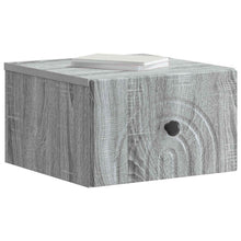 Wandbeugel Bedkast Grijs sonoma 33 x 34,5 x 20 cm Bewerkt hout