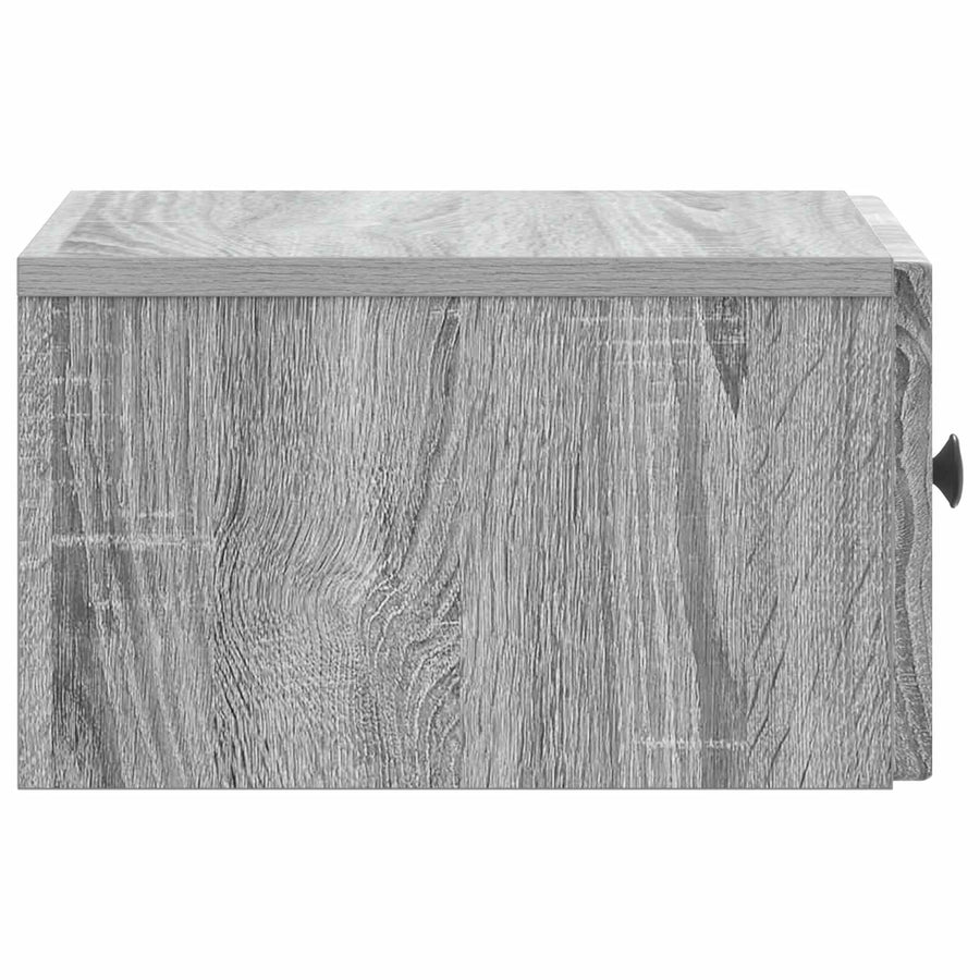 Wandbeugel Bedkast Grijs sonoma 33 x 34,5 x 20 cm Bewerkt hout