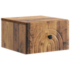 Wall bracket Wall bed Old wood 33 x 34.5 x 20 cm Treated wood