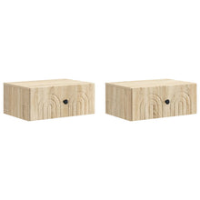 Wandbeugel Bedkast 2 pcs Sonoma Eiken 49 x 34,5 x 20 cm