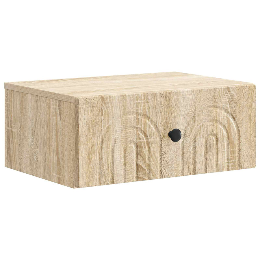 Wandbeugel Bedkast 2 pcs Sonoma Eiken 49 x 34,5 x 20 cm