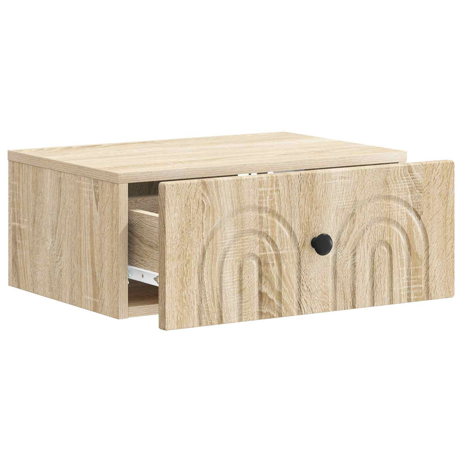 Wandbeugel Bedkast 2 pcs Sonoma Eiken 49 x 34,5 x 20 cm