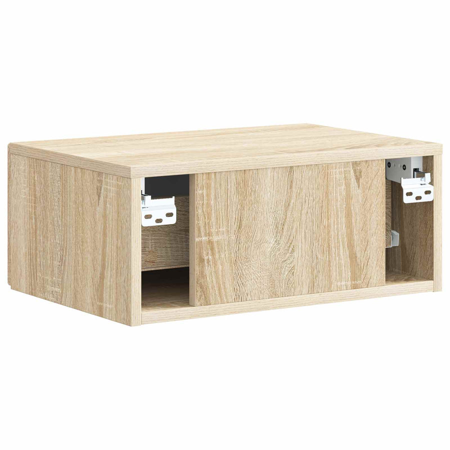 Wandbeugel Bedkast 2 pcs Sonoma Eiken 49 x 34,5 x 20 cm