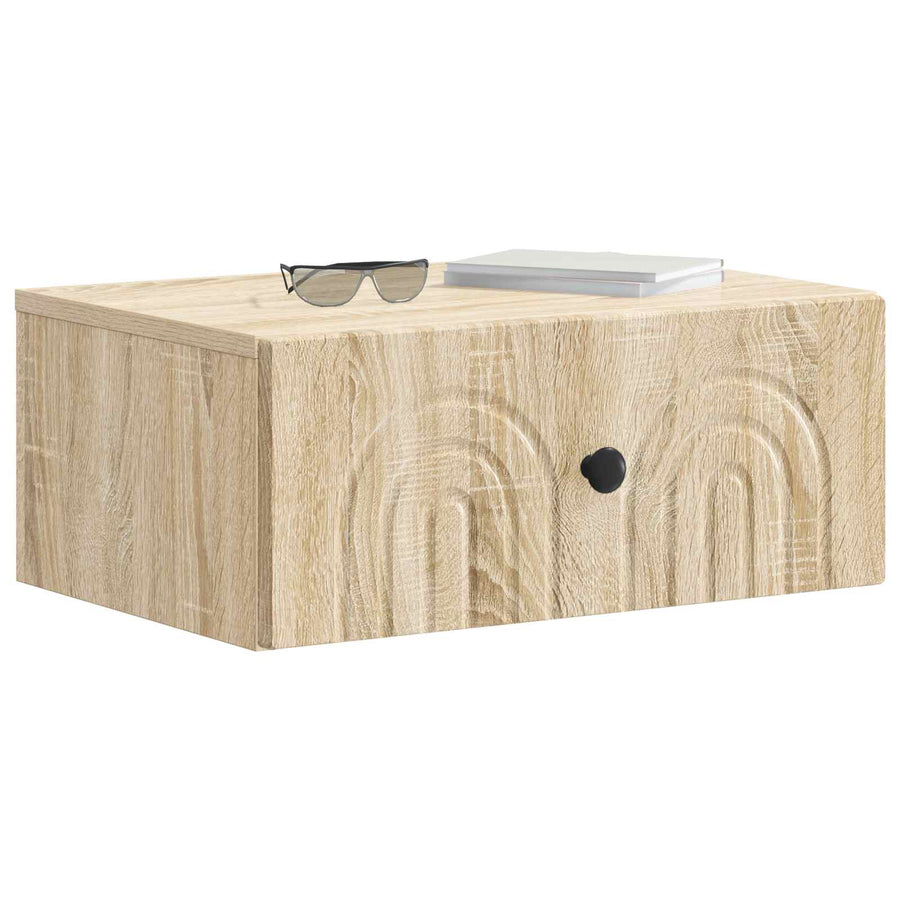 Wandbeugel Bedkast 2 pcs Sonoma Eiken 49 x 34,5 x 20 cm