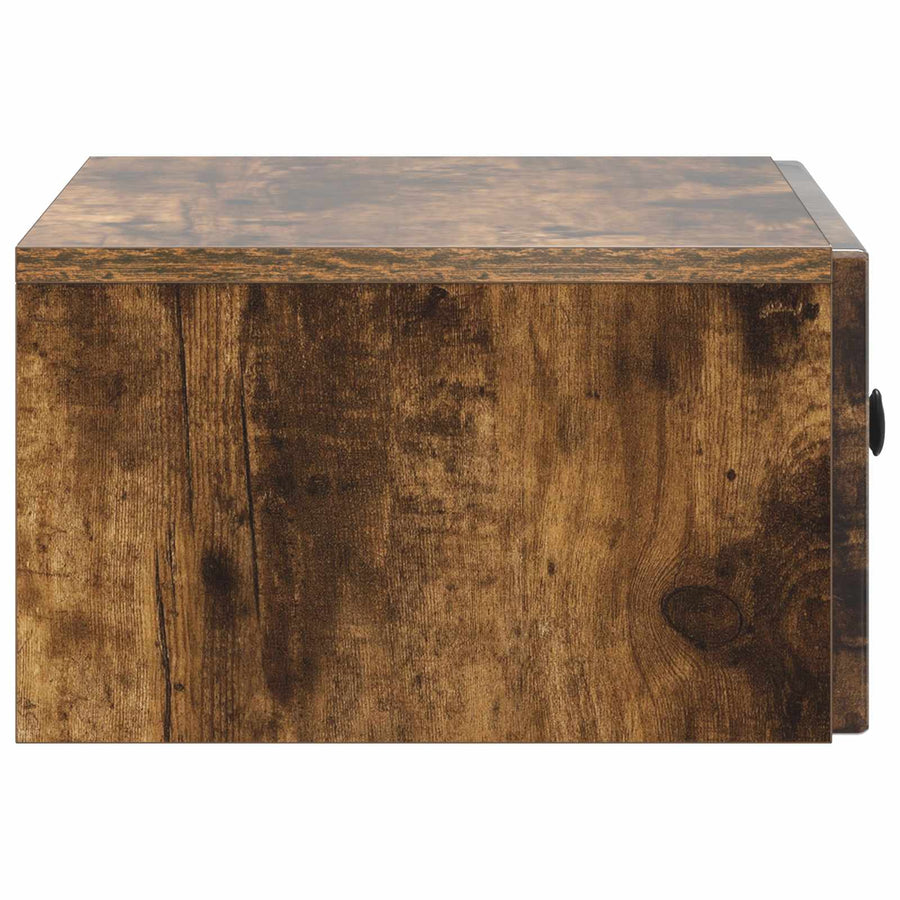 Wandbeugel Bedkast 2 pcs Gerookt eiken 49 x 34,5 x 20 cm