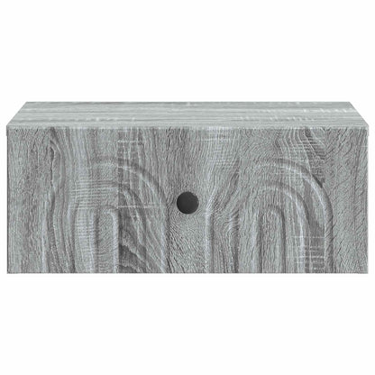 Wandbeugel Bedkast Grijs sonoma 49 x 34,5 x 20 cm Bewerkt hout