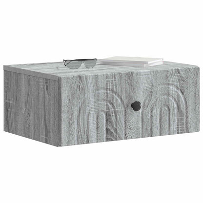 Wandbeugel Bedkast Grijs sonoma 49 x 34,5 x 20 cm Bewerkt hout
