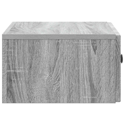 Wandbeugel Bedkast Grijs sonoma 49 x 34,5 x 20 cm Bewerkt hout