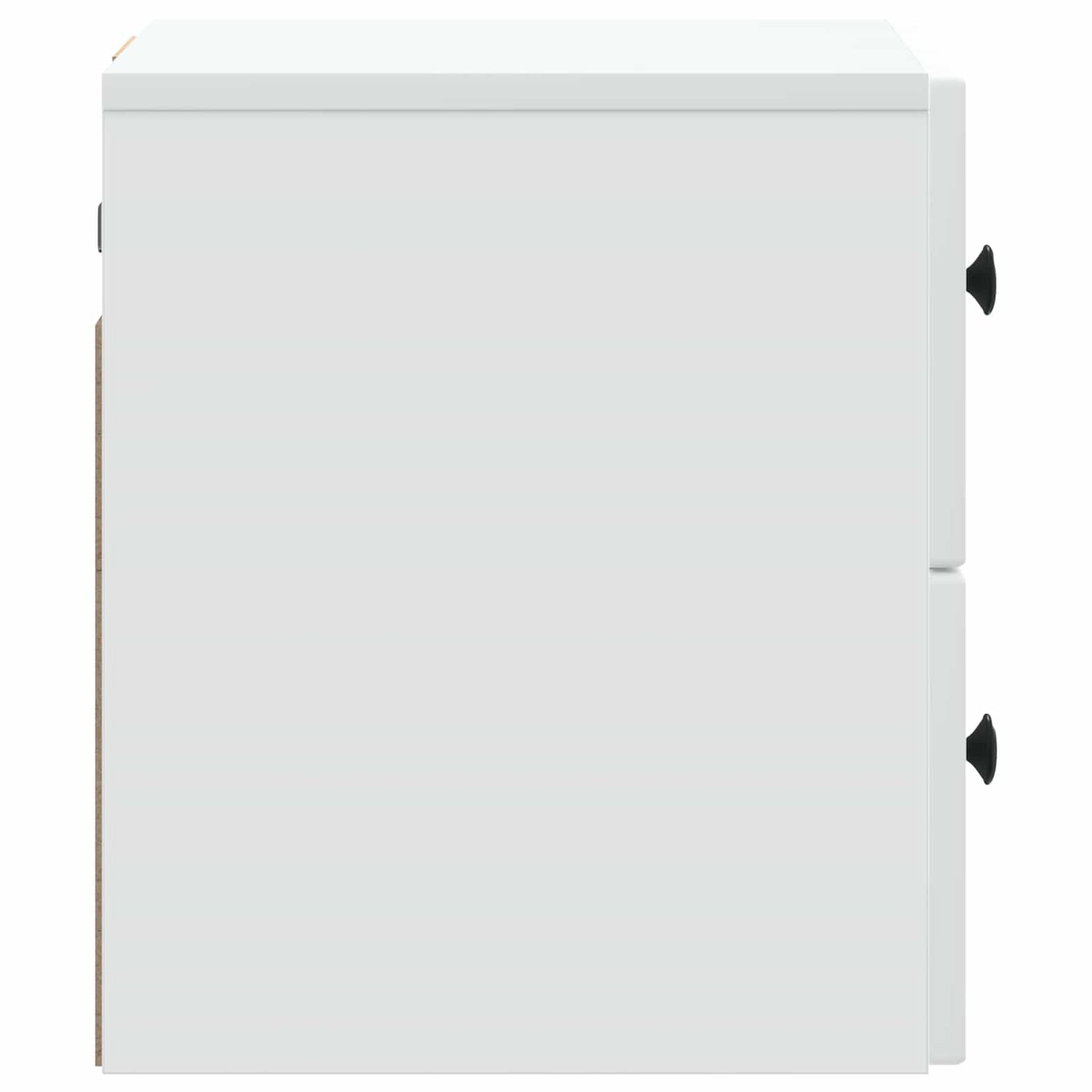 Wandbeugel Bedkast 2 pcs Wit 33 x 34,5 x 40 cm Bewerkt hout
