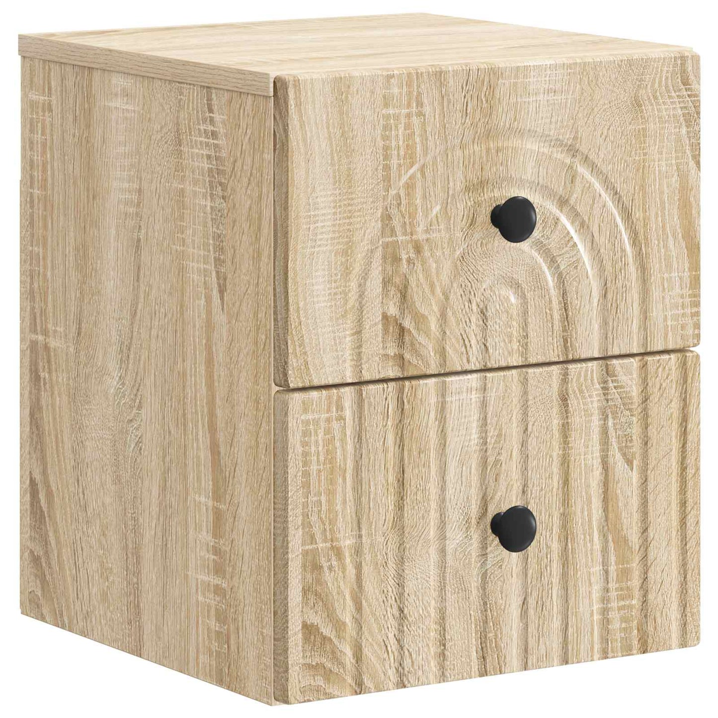 Wandbeugel Bedkast Sonoma Eiken 33 x 34,5 x 40 cm Bewerkt hout