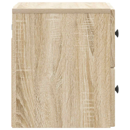 Wandbeugel Bedkast Sonoma Eiken 33 x 34,5 x 40 cm Bewerkt hout