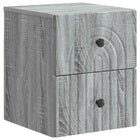 Nachtkastje 33x34,5x40 cm grijs sonoma bewerkt hout
