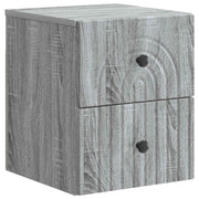 Nachtkastje 33x34,5x40 cm grijs sonoma bewerkt hout