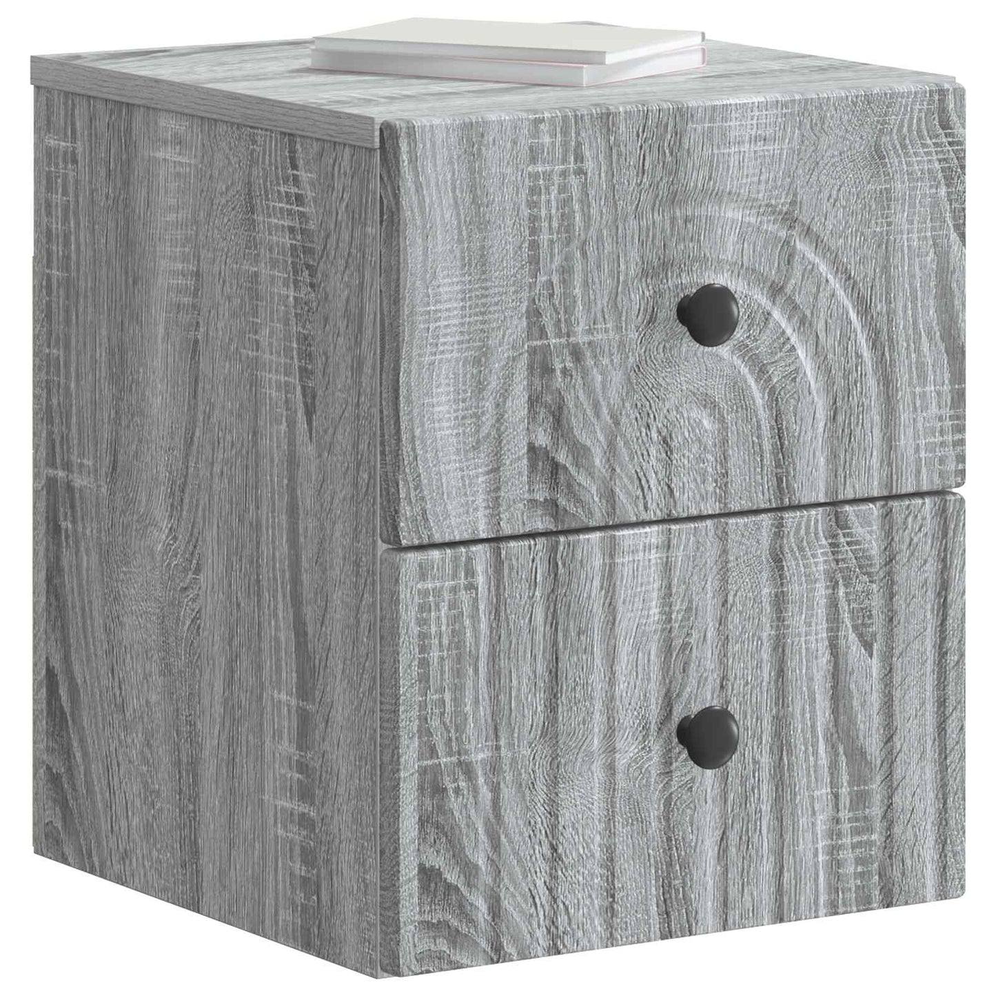 Wandbeugel Bedkast Grijs sonoma 33 x 34,5 x 40 cm Bewerkt hout