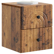 Wandbeugel Bedkast Oud hout 33 x 34,5 x 40 cm Bewerkt hout