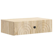 Wandmontage tafel 59x34,5x17 cm sonoma eiken