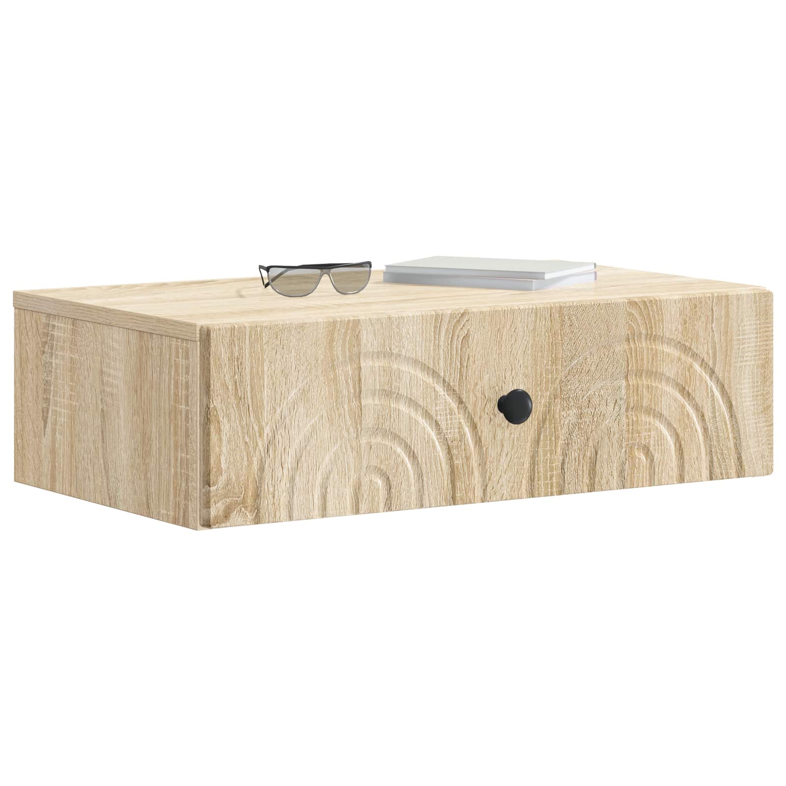 Wandmontage Zijtafel Sonoma Eiken 59 x 34,5 x 17 cm