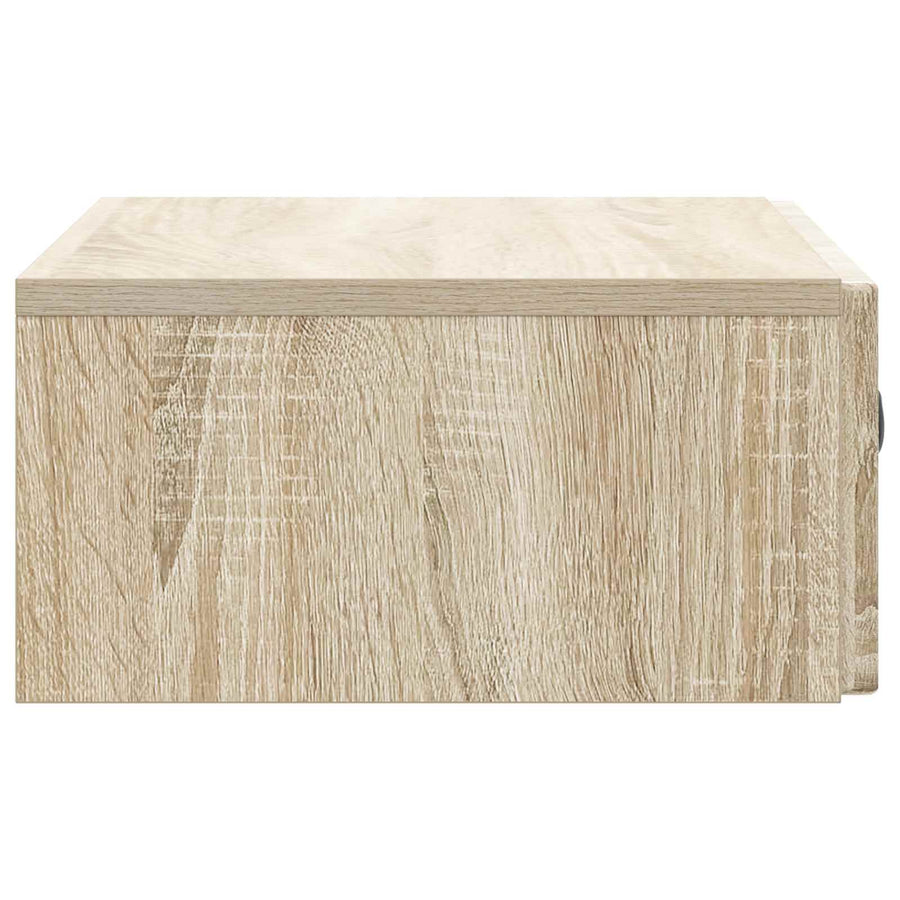 Wandmontage Zijtafel Sonoma Eiken 59 x 34,5 x 17 cm