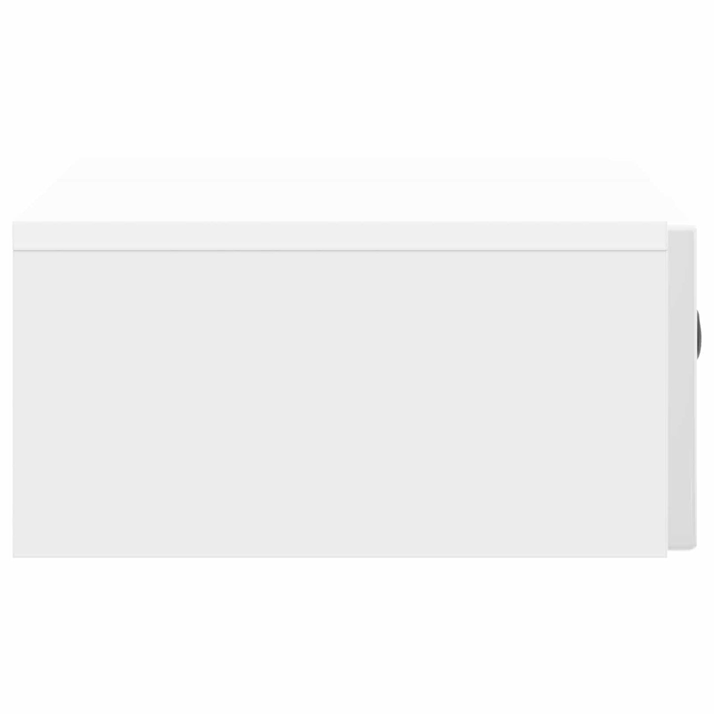 Wandmontage Zijtafel Hoogglans Wit 59 x 34,5 x 17 cm